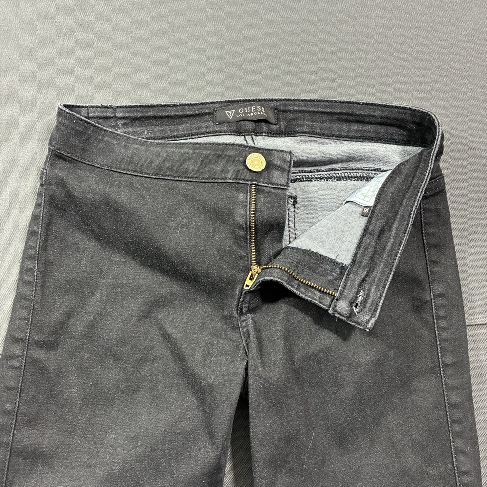 Guess Los Angeles Black Skinny Jeans Women's Size 26 Stretch Denim
